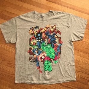 Marvel Avengers Superhero Men's T-Shirt XL